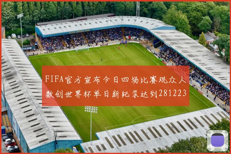 FIFA官方宣布今日四场比赛观众人数创世界杯单日新纪录达到281223人